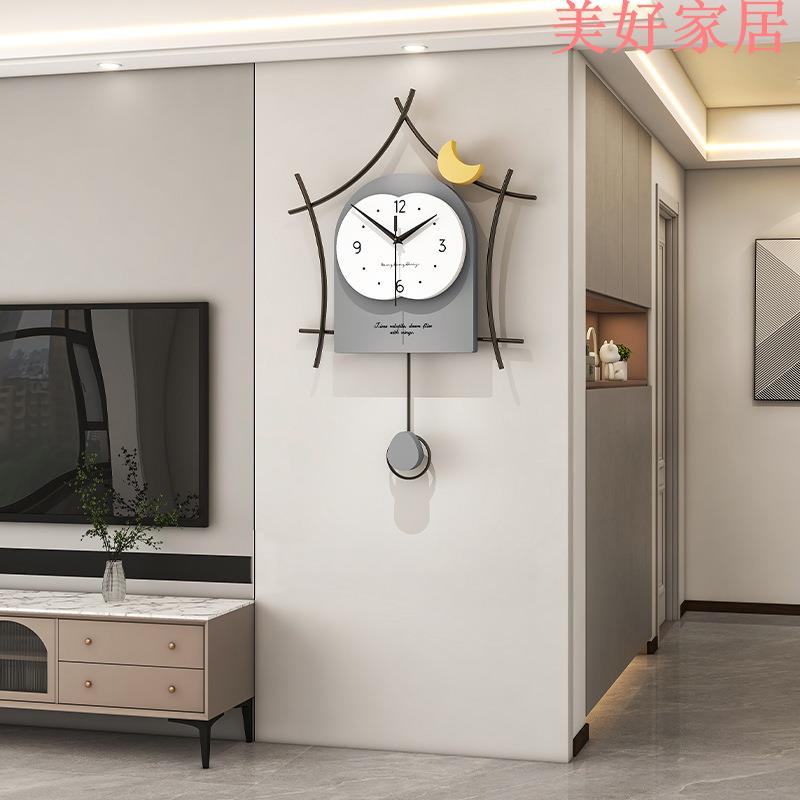 免運 掛鐘 新款網紅時尚掛鐘客廳個性創意裝飾鐘表現代簡約時鐘掛墻家用