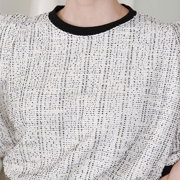 ANNAS 正韓 高級感 假墊肩 小香 套裝 短袖 長褲 肩膀造型 金蔥 毛呢 小香風 婚禮 名媛 韓國 韓劇女主角 8