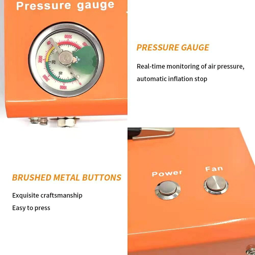 【可開發票】限時下殺 12伏車載高壓打氣泵30mpa110v高壓打氣機充氣泵30mpa高壓打氣筒40mpa 5