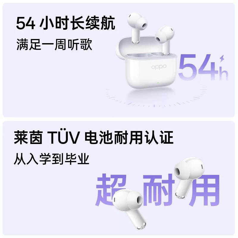 oppo Enco Air4i藍牙耳機真運動通話降噪超長待機續航遊戲pro