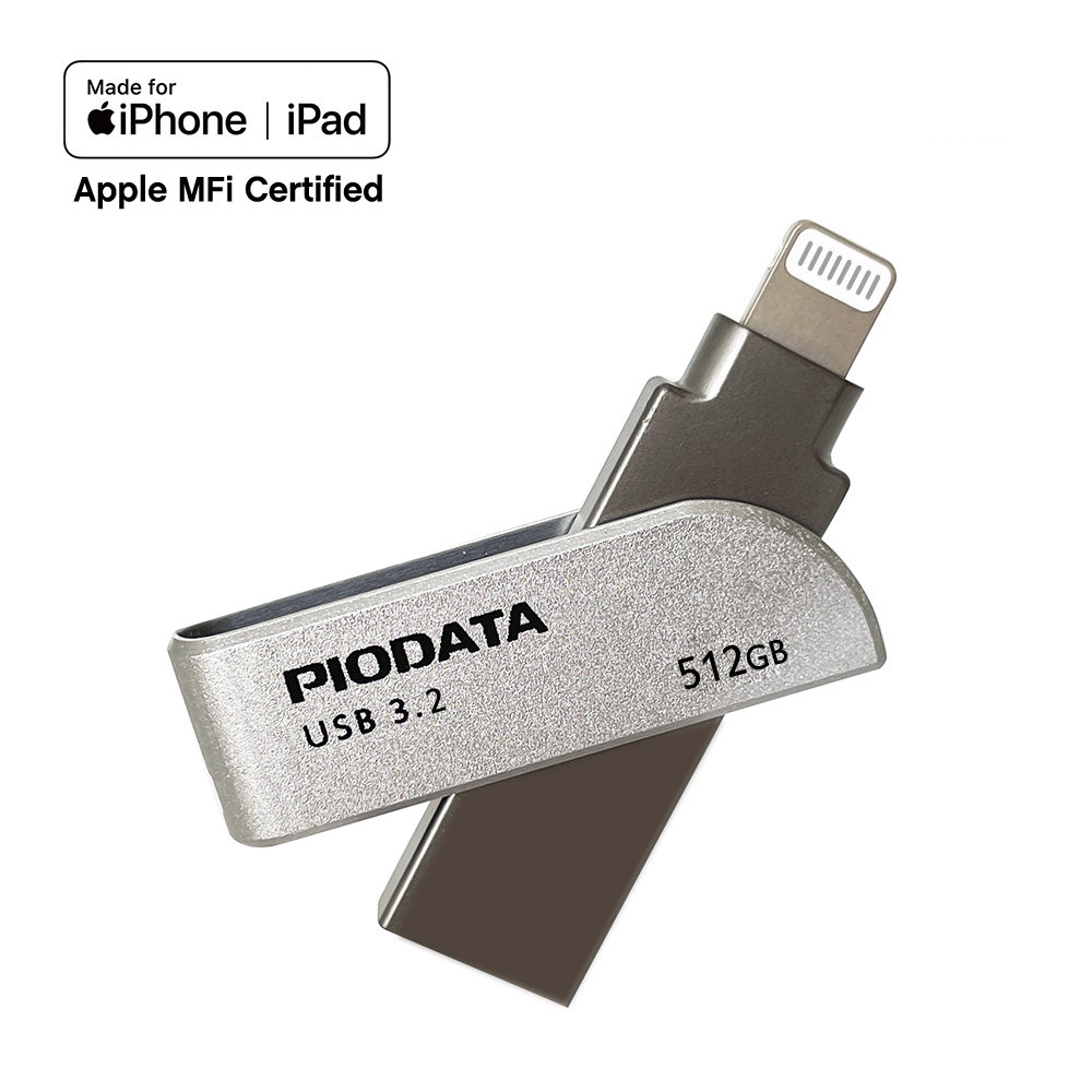PIODATA iXflash Lightning/USB-A 雙用 隨身碟 64 128G 256G 512G 1TB
