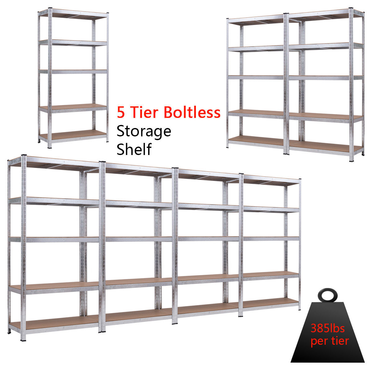 adjustable metal storage shelves