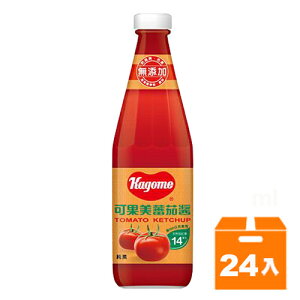 可果美 蕃茄醬 玻璃罐 340g(24入)/箱【康鄰超市】
