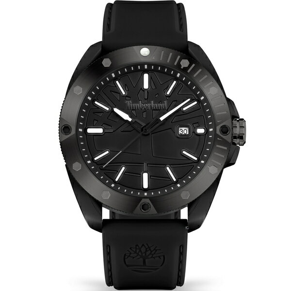 Timberland 天柏嵐 潛水造型運動腕錶(TDWGN2102904)-44mm-黑面膠帶【刷卡回饋 分期0利率】【APP下單22%點數回饋】