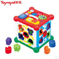 樂雅 Toyroyal 新型六面益智盒 玩具 TF767 ST安全玩具