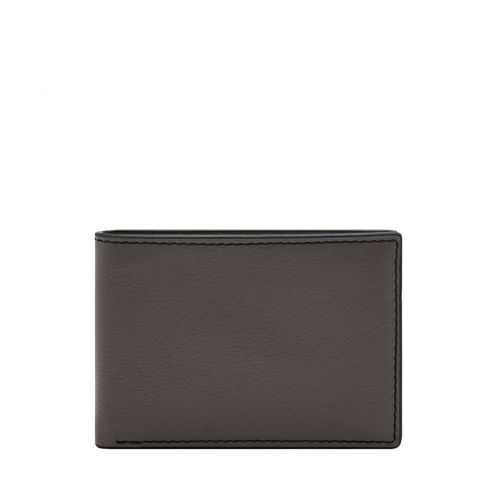 送禮首選★FOSSIL Steven 輕巧型真皮皮夾-灰色 ML4396109【美國時尚品牌】 附防塵袋+提袋【全館滿額折價★FOSSIL全系列包夾送美妝蛋】