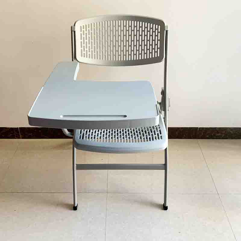 培訓椅（帶桌板） 培訓椅帶大桌板可翻大寫字板椅子折疊一體桌椅辦公椅音樂椅會議椅『XY31536』