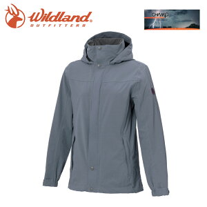 【Wildland 荒野 女 單件式防水透氣外套《灰藍》】W3911/Champ-Tex/保暖夾克/防風防雨/爬山健行