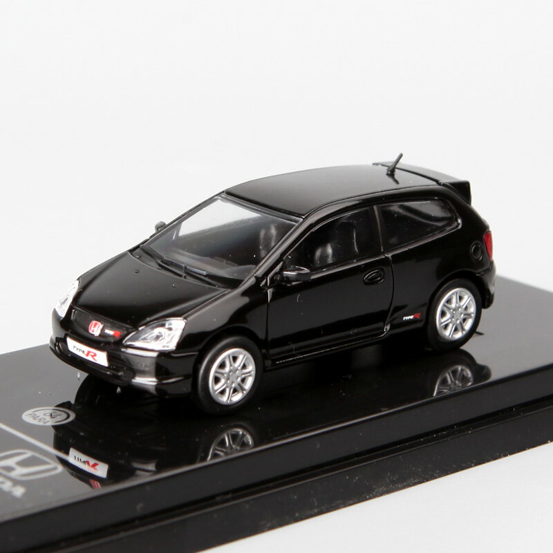 Paragon 1/64 本田Honda Civic Type R EP3 合金汽車模型黑色左呔