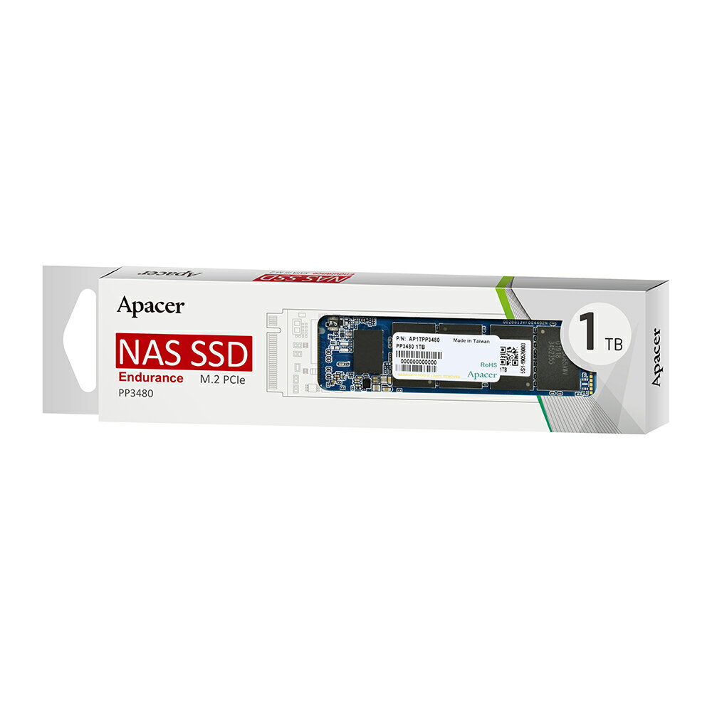 Apacer 宇瞻 PP3480 M.2 PCIe 固態硬碟-1TB PP3480-1TB