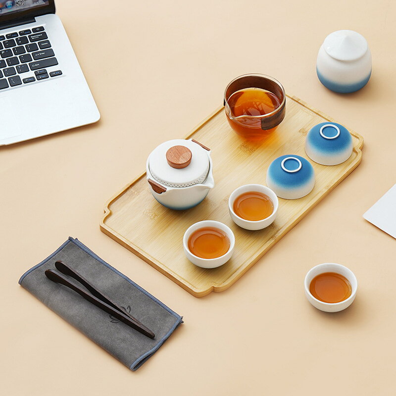 茶盤 功夫茶具套裝家用客廳陶瓷干泡茶盤小套禮盒商務禮品