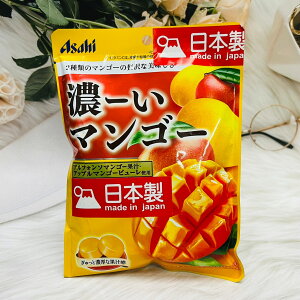 日本 Asahi 朝日 濃厚芒果風味糖 88g 兩種類芒果 贅沢美味｜全店$199免運