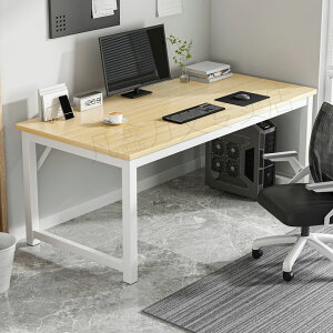 辦公電腦桌子出租屋租房臺式電腦桌家用單層置物架長條桌工作臺桌