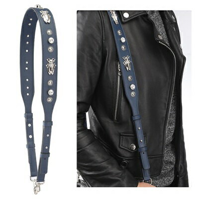 皮革肩背帶-知了水鑽鉚釘包包背帶8款73ve23【獨家進口】【米蘭精品】