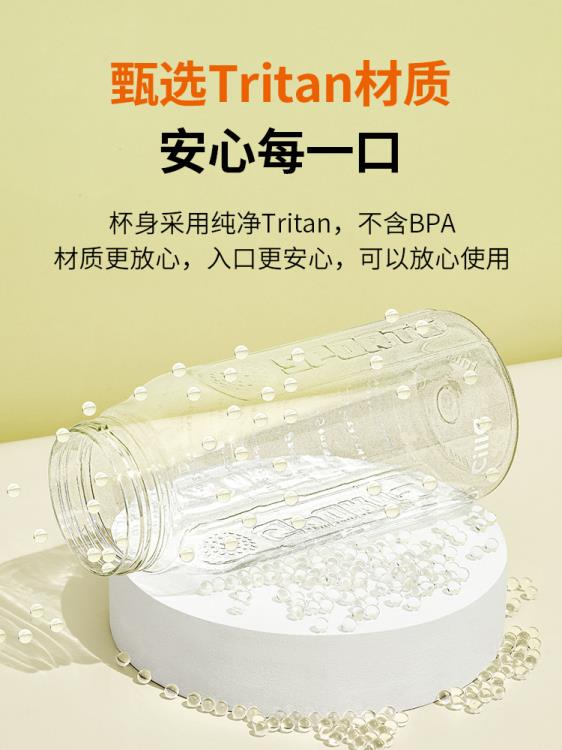 希樂大容量水杯超大水壺運動健身太空杯tritan喝水吸管塑料杯子【年終特惠】