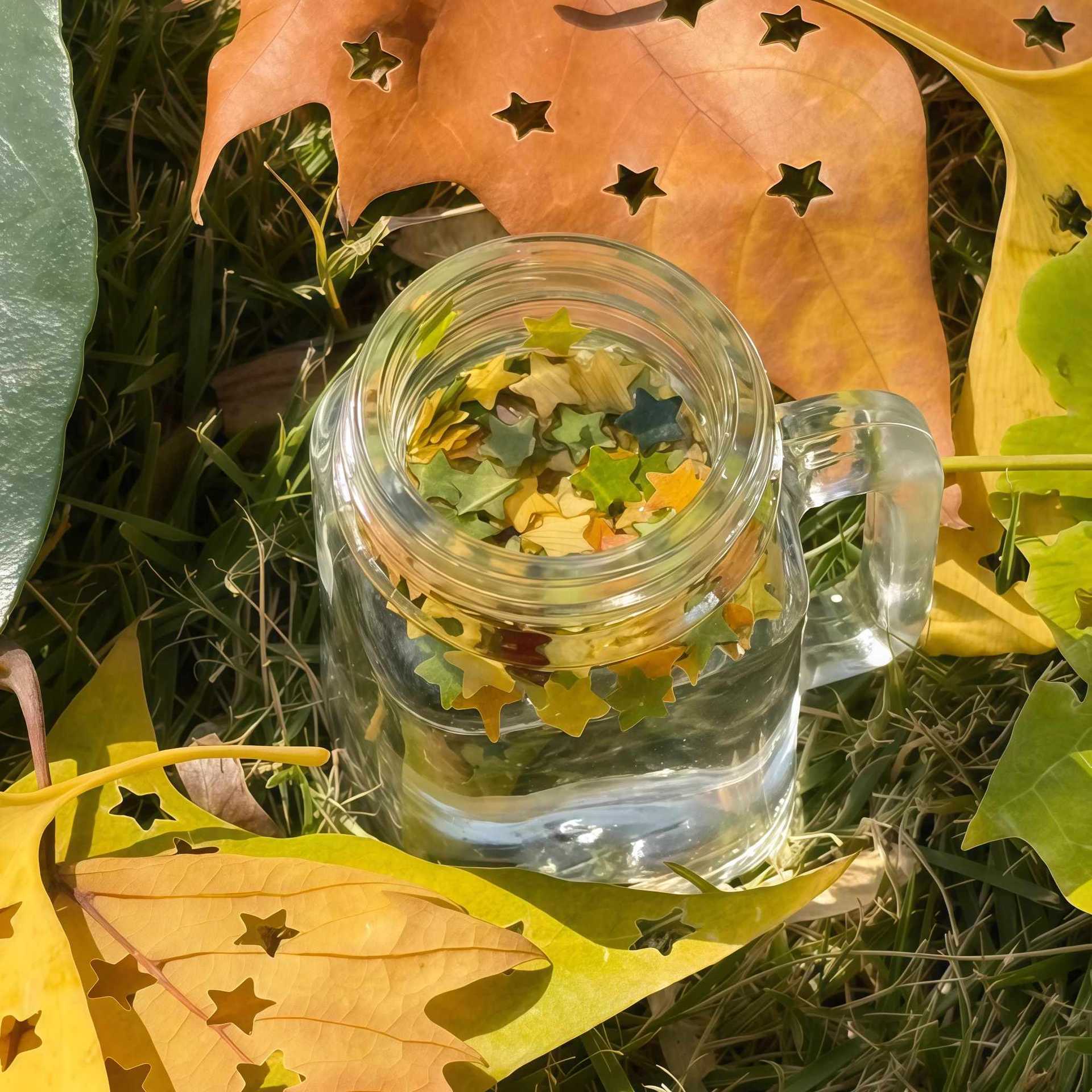 ♔【剪秋星星打孔器手工diy櫻花壓花器楓樹葉圖案可攜式小型打孔