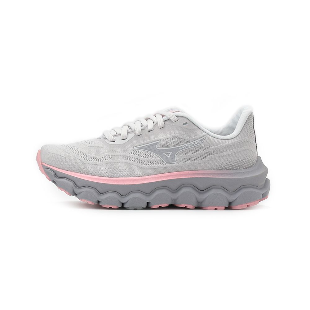 MIZUNO WAVE HORIZON 9 寬楦運動慢跑鞋 灰粉 J1GD263171 女鞋