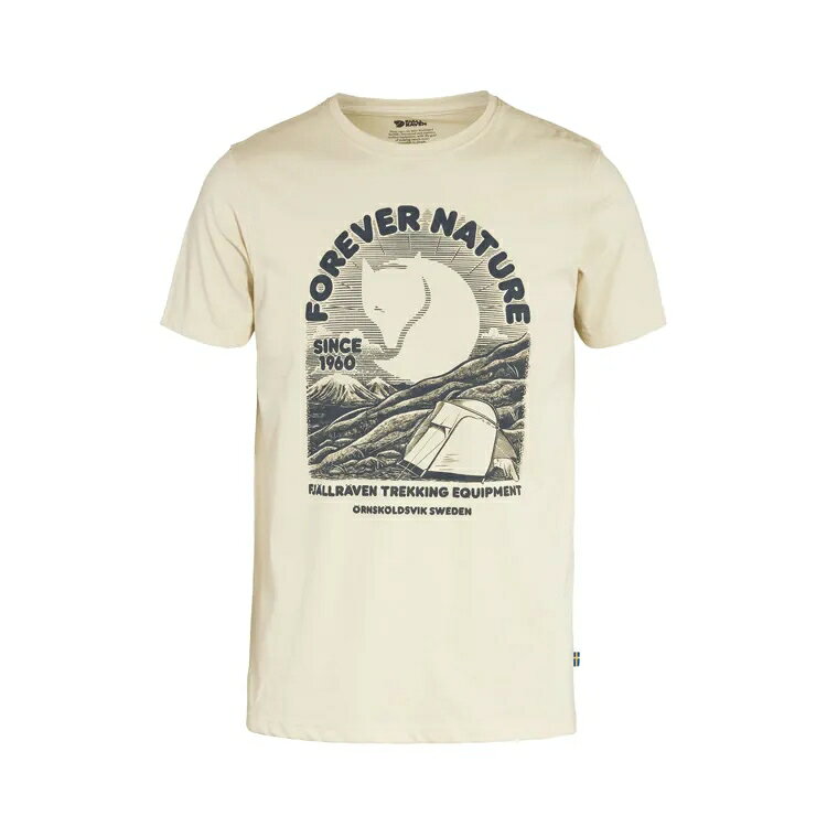├登山樂┤瑞典 Fjallraven Equipment T-shirt 有機棉T恤 男 FR86976-113 粉筆白