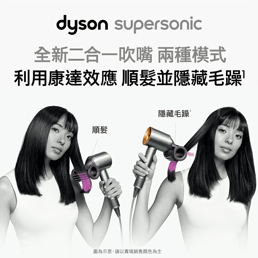 Dyson Supersonic 吹風機HD15 黑鋼色【送電動牙刷+副廠鐵架】【APP下單