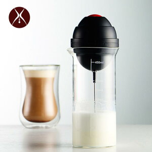 奶泡機 奶泡器電動家用玻璃攪拌杯咖啡牛奶發泡器手動打奶泡壺自動奶泡機 快速出貨