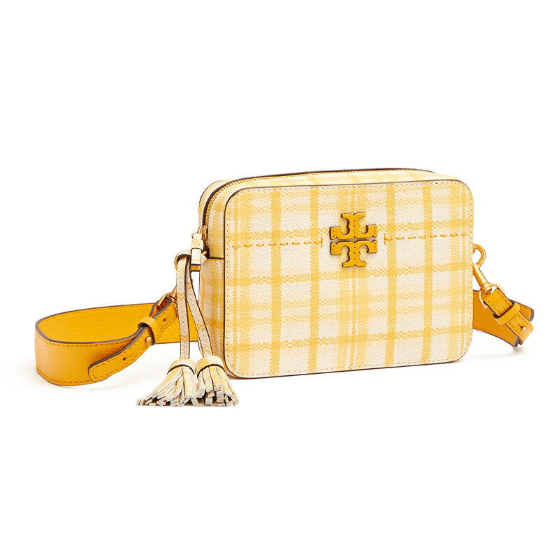 Tory burch MCGRAW PLAID單肩斜跨相機包 53171