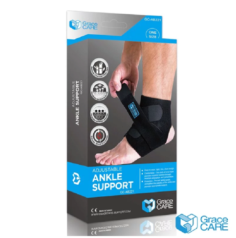 台灣製造 Grace CARE 倍思親竹炭護踝 (8字纏繞型,單入裝) 0