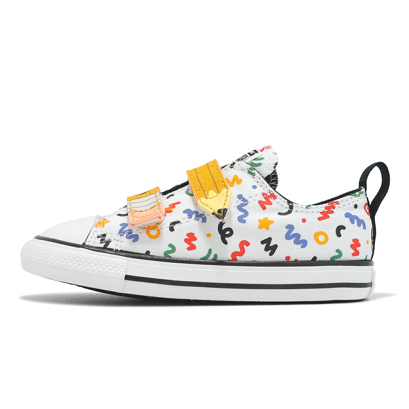 Converse 童鞋 Chuck Taylor All Star 2V 小童 白 學步鞋 魔鬼氈 鉛筆 帆布鞋 A07219C