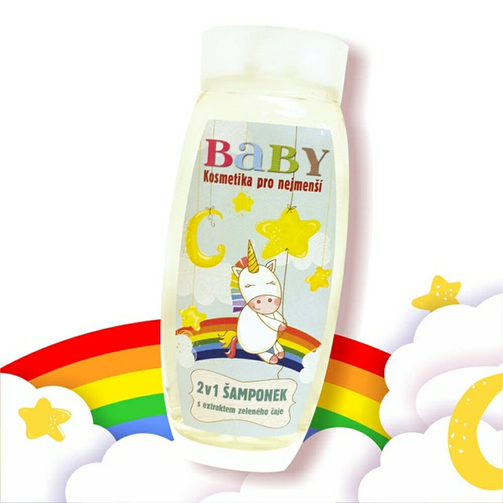 【波西米亞禮讚】嬰幼兒洗髮洗澡兩用沐浴露-彩虹小馬 250ml(0-3歲可用)