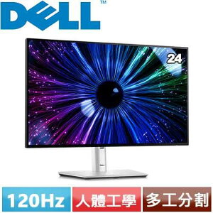 【跨店20%回饋 再折$50】 DELL 24型 UltraSharp U2424HE USB-C集線器美型螢幕