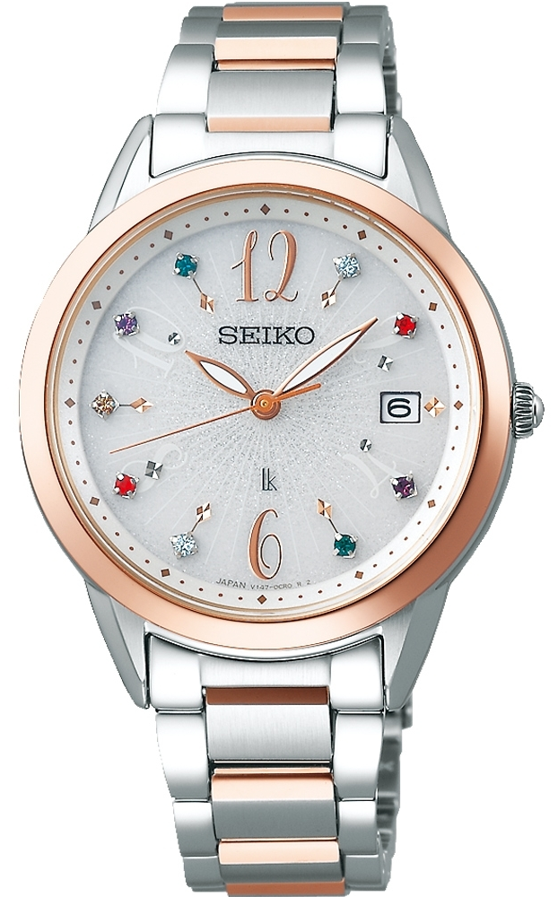 SEIKO 精工錶 LUKIA 系列 優雅自信太陽能女錶 V147-0CP0KS(SUT400J1)-33mm-白面鋼帶【刷卡回饋 分期0利率】【APP下單點數4倍送】