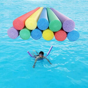 實心棒游泳棒空心海綿棒漂流棒浮條浮力棒泡沫棒成人兒童游泳浮棒