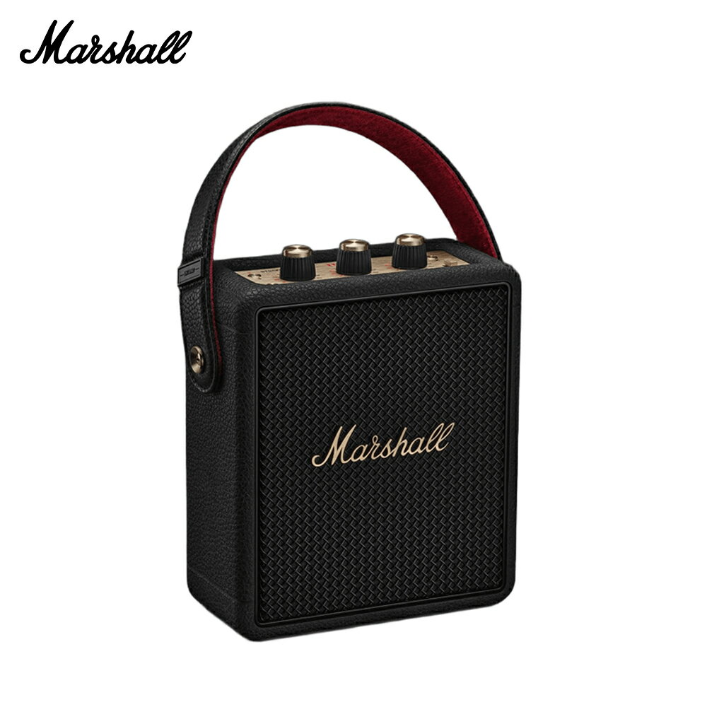 【Marshall】Stockwell III 攜帶式藍芽喇叭 黑色【三井3C】
