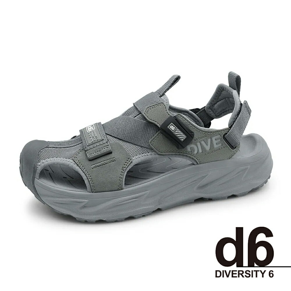 G.P(男)d6系列 潮流護趾鞋涼鞋 男鞋-綠色