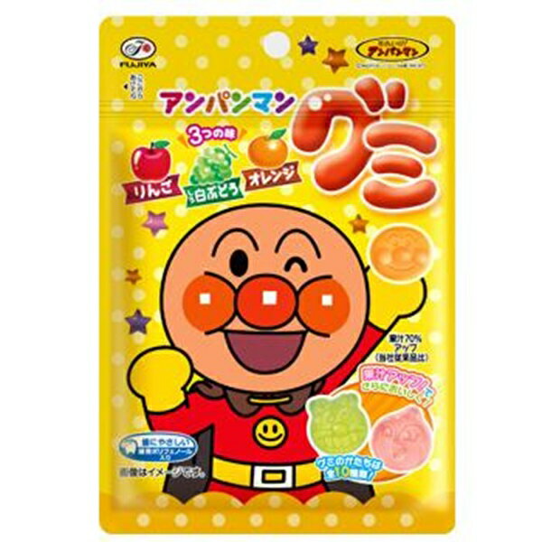 【江戶物語】不二家 麵包超人 水果QQ軟糖 水果軟糖 造型軟糖 日本糖果 零食 日本進口 FUJIYA