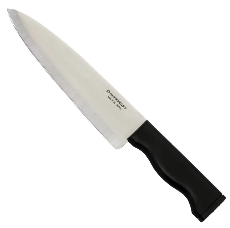 【領券滿額折100】 日本川嶋Suncraft不鏽鋼鋸齒廚房料理刀-18公分/20公分(MA-K8S)-日本製