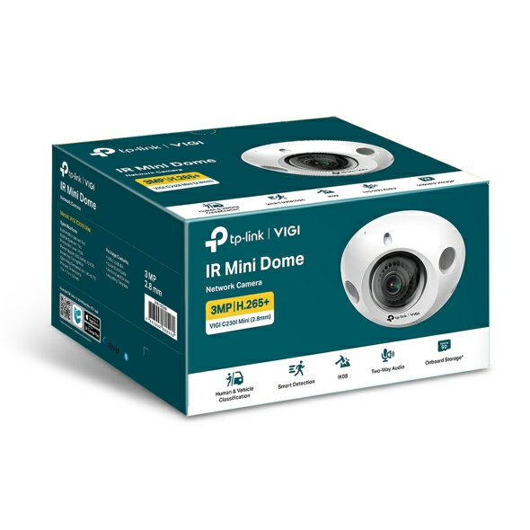 【含稅公司貨】TP-LINK VIGI C230I Mini 3MP 紅外線Mini 球型監視器 PoE網路監控攝影機