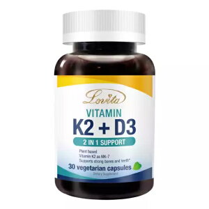 【躍獅線上】愛維他 維生素K2+D3素食膠囊 30顆