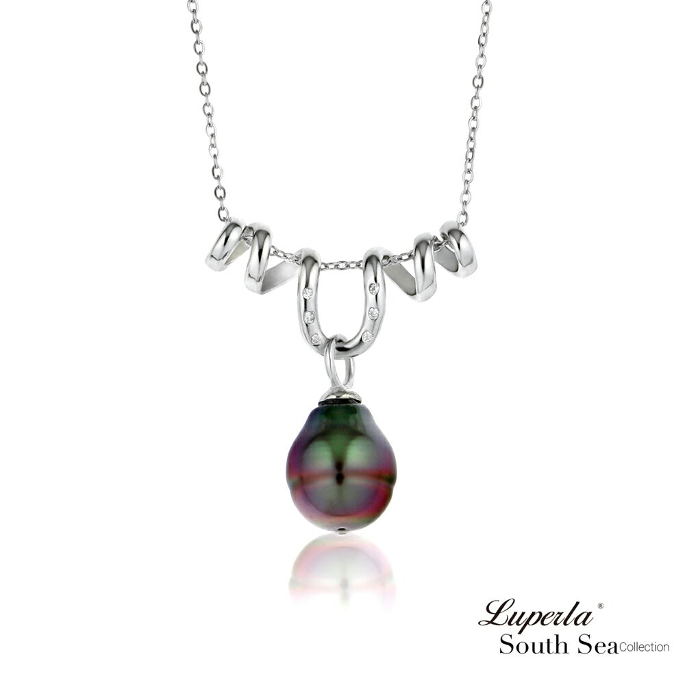 大東山珠寶 天然大溪地黑珍珠項鍊 絕美不規則天然型 造型款 11-12、13-14mm