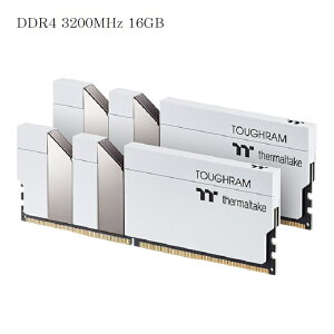 【獨家！另享10%回饋】曜越 鋼影 TOUGHRAM 記憶體 DDR4 3200MHz/3600MHz/4000MHz/4400MHz 16GB(8GBx2) 白色