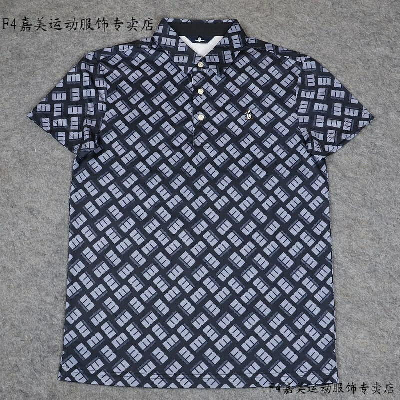 跨境出口高爾夫萬星威企鵝 GOLF 夏季男裝polo衫翻領速乾透氣運動時尚休閒短袖