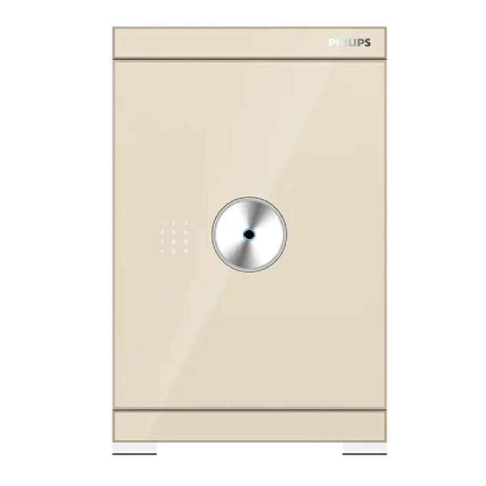 PHILIPS 飛利浦 Smart Safes 智能 防盜櫃 保險櫃 保管箱 保管櫃  (指紋/密碼 /機械鑰匙) /台 SBX602-8C-淺霞金