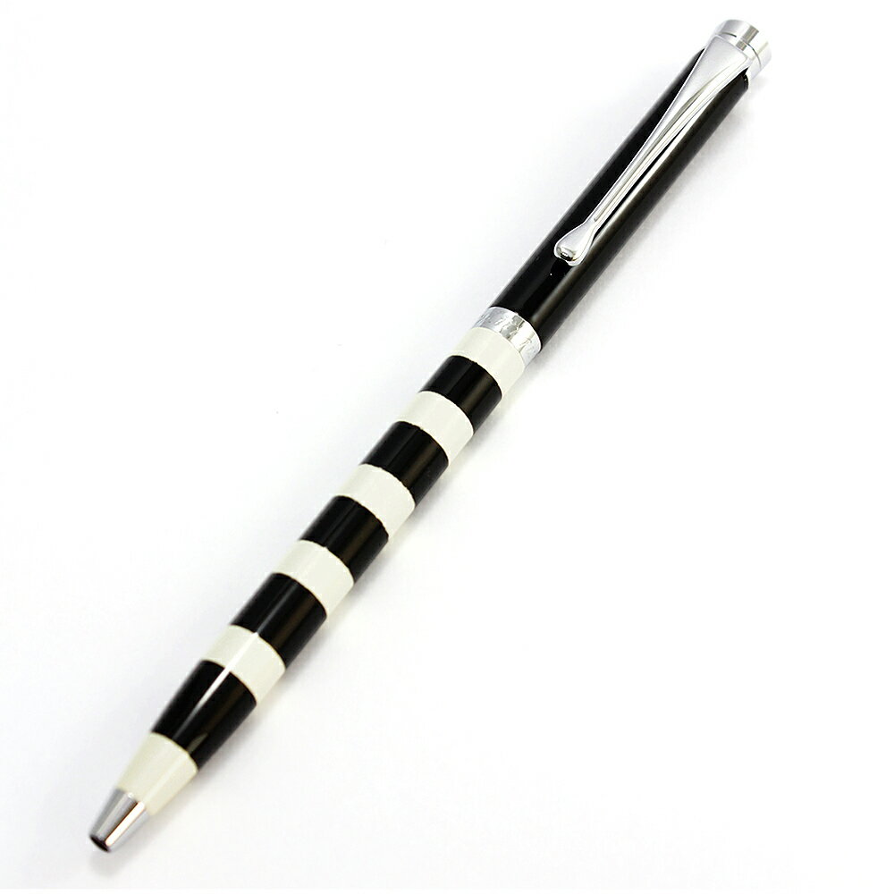 MITIQUE美締克 Oriental 東方美系列 尊爵黑小圓點白夾原子筆 (BLZMB50601)