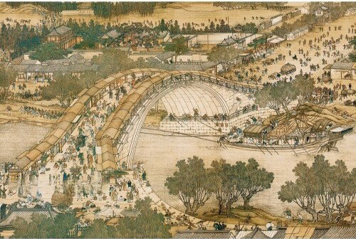 清明上河図 虹橋作 清明上河図」（清院本）の風景～その2 | 雨過天青 歴史系娯楽雑記帳