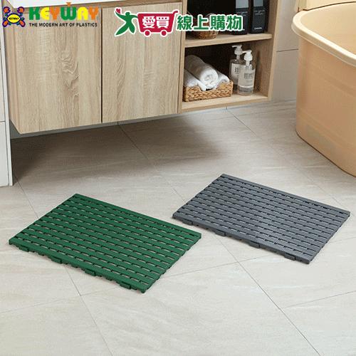KEYWAY 陽光工作防滑墊59x44灰/綠 墊子 防滑墊 地墊【愛買】