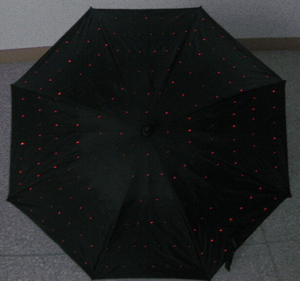 歐洲時尚傘 LED發光傘 夜光傘 藝術傘滿天星雨傘舞臺表演手電筒傘