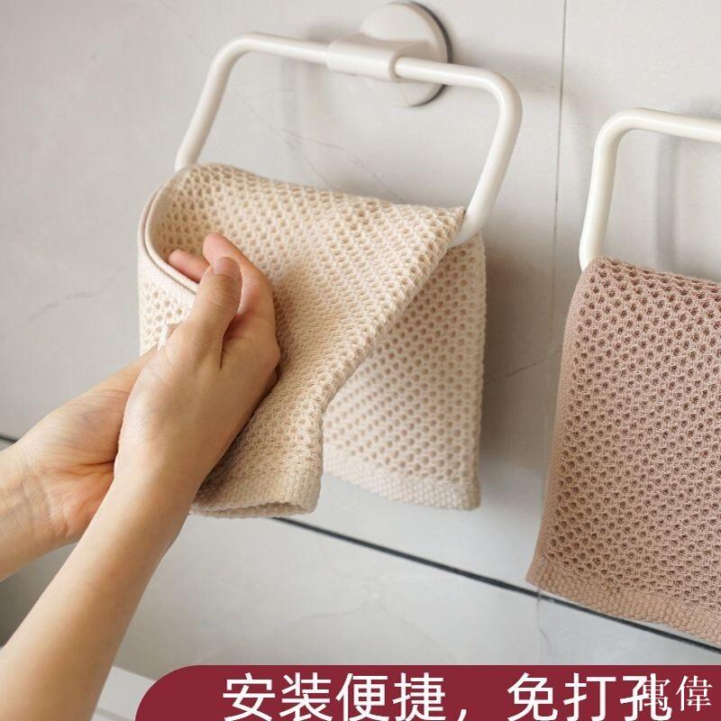毛巾架 浴室置物架 浴巾架 浴室毛巾架 無痕貼毛巾架 毛巾桿 無痕毛巾架 新款免打孔衛生間毛巾架廚房吸盤抹布架浴室洗手間