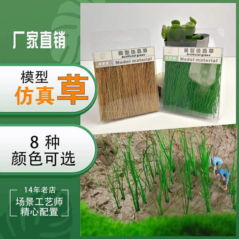 專業仿真草 沙盤景觀草地植物模型場景綠化草種植工具DIY手工材料