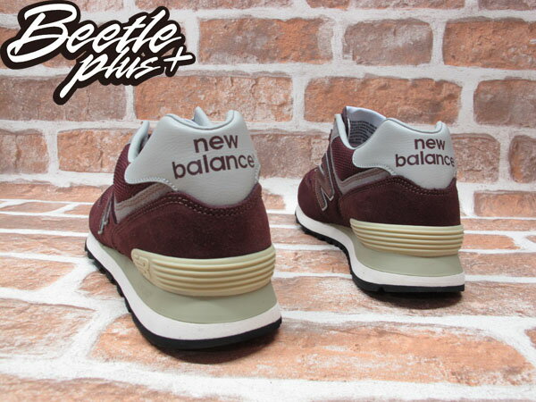 BEETLE PLUS NEW BALANCE 574 酒紅色棗紅 