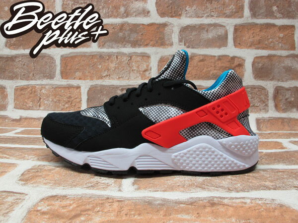 nike huarache red white and blue