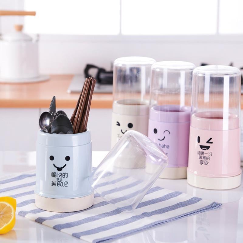 筷子簍置物架籠家用創意收納盒廚房筒瀝水快桶多功能放勺子的餐具 3